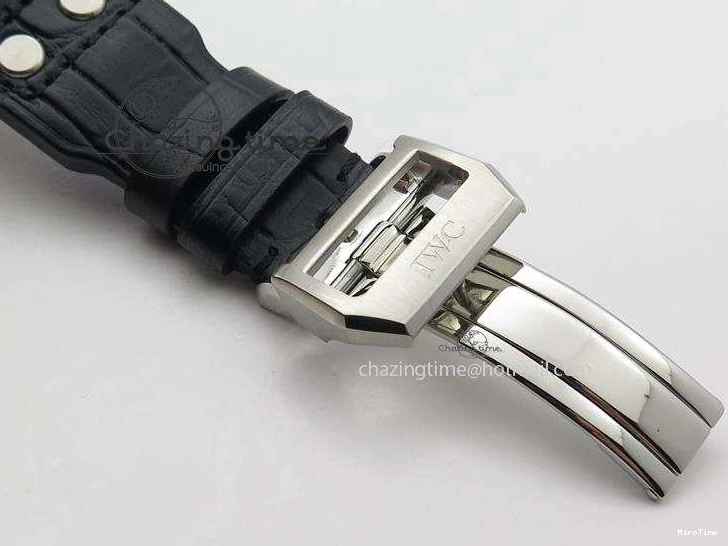 MIROTIME 0429 Compact Big Pilot “Markus Buhler” IW5003 Turbine V6F Best Edition Grey Dial On Leather Strap A 7314